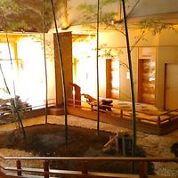 上品な内部庭園