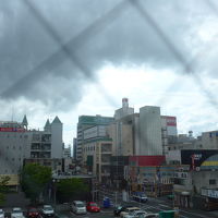 室内からの景色　駅方面