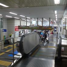 佐賀駅の改札