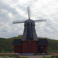 公園のシンボル風車型展望台
