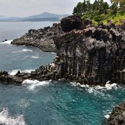 溶岩によってできた柱