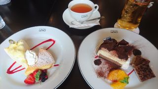 ルタオ本店2階のカフェ