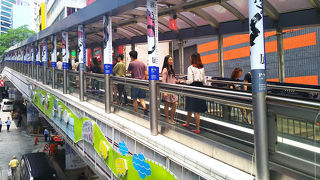 エスカレーターは片道通行