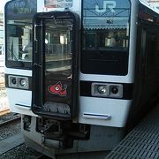 2018年６月19日現在、会津若松９時09分発快速郡山行きは７１９系という車両が使用されています