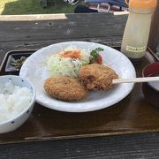 懐かしい料理自然の中で