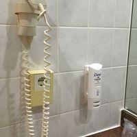 ドイツでは壁にこんな感じで石鹸が付いてる