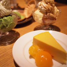 迷ってしまうデザート