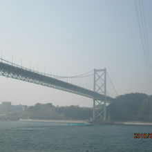 関門橋と海峡