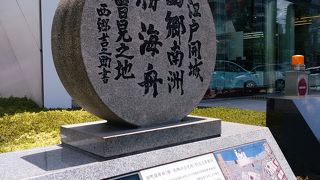 西郷隆盛と勝海舟が会見した場所