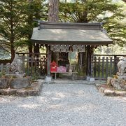 穂高岳のふもとにある神聖さを感じる神社