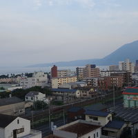 別府湾やまわりの山々が見え、眺望は良かったです。