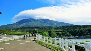 野塚岬　礼文島　利尻山の見晴らしの良い展望台