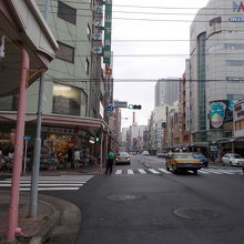 南からの景観です。