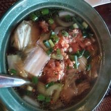 冷房で冷えた体が温まります