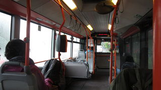 バス停のアナウンスはない