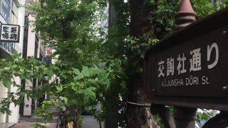 JRガード沿い近くから