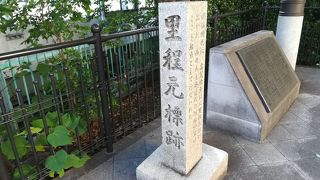 街道の起点があったところです