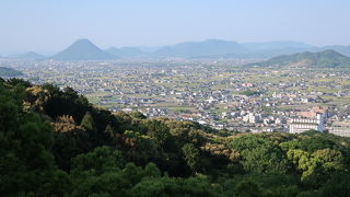 讃岐平野を一望