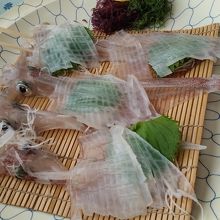 イカの活き作り