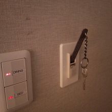 鍵を差して電気オン