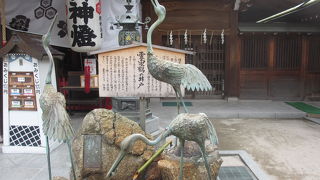 鶴の像は味わいがありましたが・・・