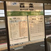 山陽本線西条駅：酒蔵