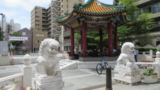 東屋で休みました