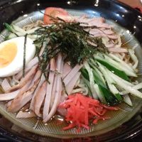 温泉棟、夏限定メニューの冷やし中華