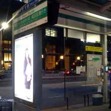 のりば。誘導の係員さんがいるのでわかりやすかったです