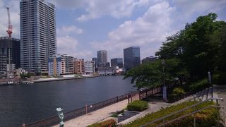 石川島播磨重工業跡地に出来た公園