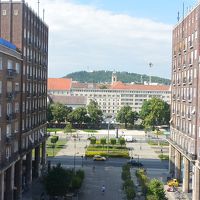 4階の廊下からの眺め