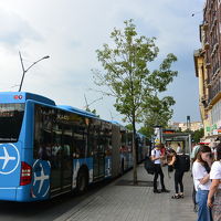 ホテルから1分の空港直通バス乗り場