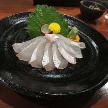おひょうのお刺身