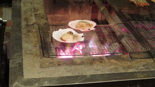 １畳分の炉で焼いてくれます