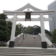 鳥居の景観です。