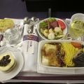タイ国際航空のビジネスクラスの機内食
