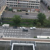 創成川が下に見えています