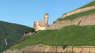 フランスによって破壊されたお城の廃墟跡