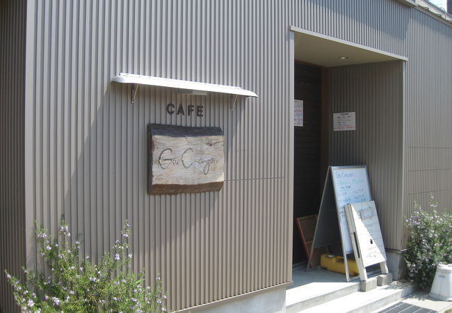 可愛らしいカフェ