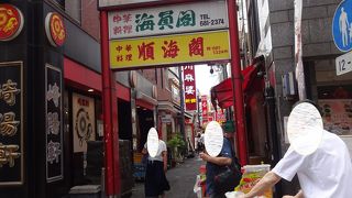 若い人向きの店が多かない。