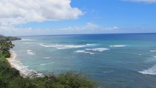 ダイヤモンド・ヘッドは遠くから眺めるのが良い。