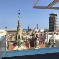 屋上からグエル邸がみえる