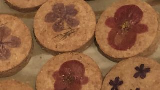 お花のクッキーが有名