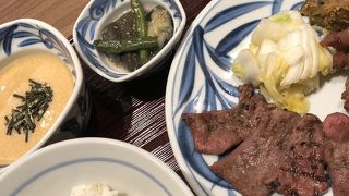 牛タンのお店。