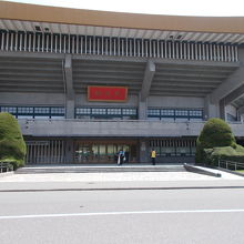 正面の景観です。