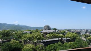 熊本城を上から ♪