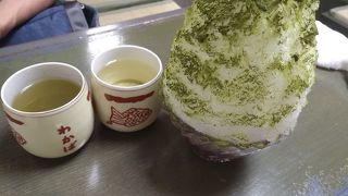 たい焼きもかき氷も美味