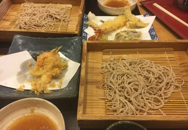 天板そばが美味しかった