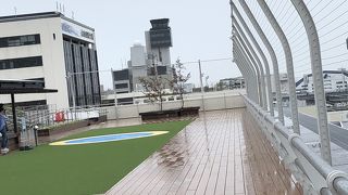 飛行機が間近に見られます