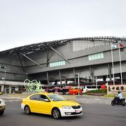 こじんまりとした日本の地方空港の様相。